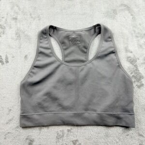 32 Degrees Cool Gray Racerback Sports Bra Women's Small‎ S